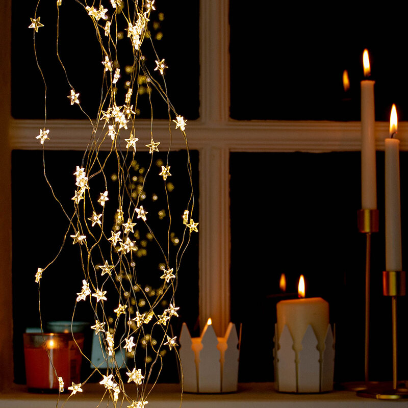 300 lumières DEL Rideau Eisregen Guirlande lumineuse éclairage de Noël 11520 