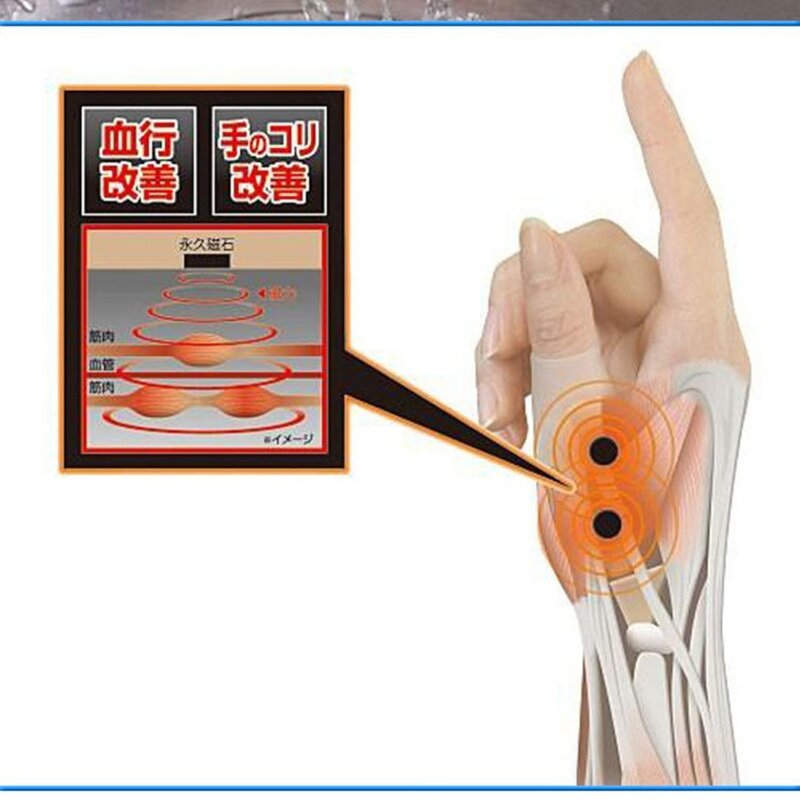 2021 nova terapia magnética pulso mão polegar suporte luvas gel de silicone artrite pressão corrector massagem alívio da dor luvas
