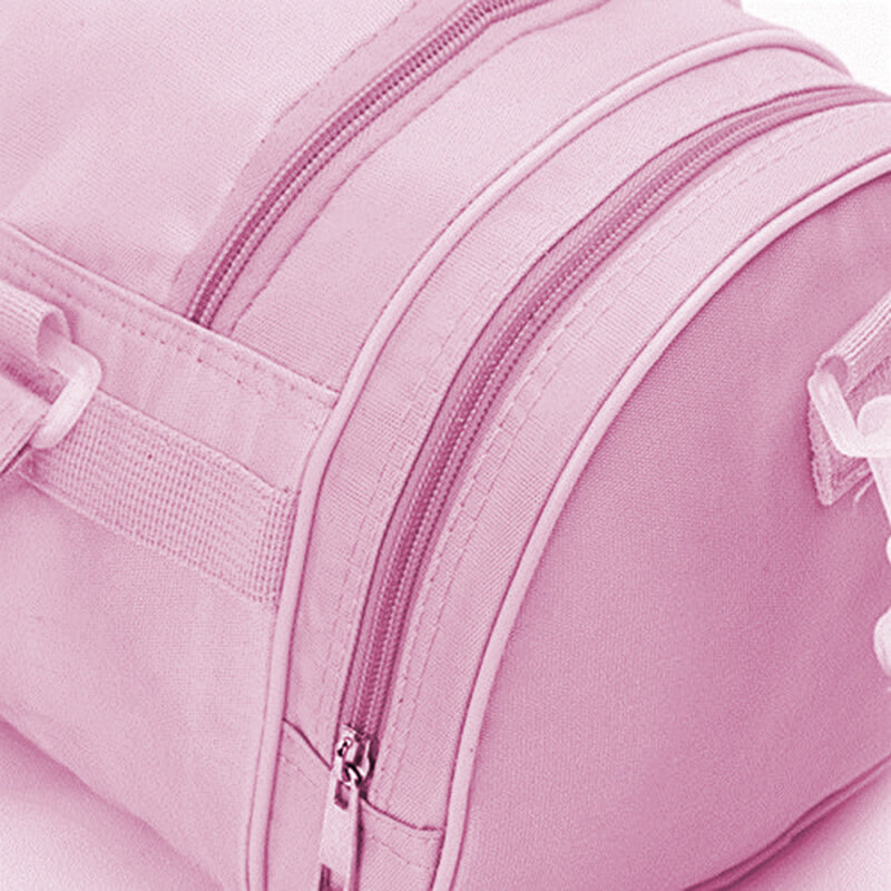 숄더 발레 댄스 가방, 핑크 소녀 발레 스포츠 댄스 숄더 백 배낭 자수 가방, 어린이 소녀용