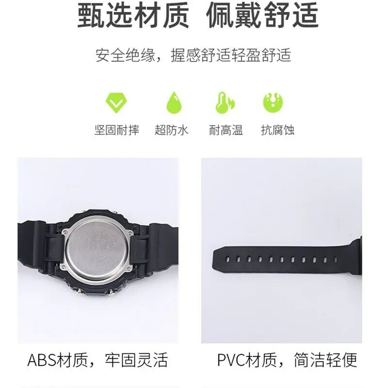 Relojes electrónicos para hombre y mujer, pulsera Digital LED transparente con correa de silicona de oro rosa, reloj deportivo femenino