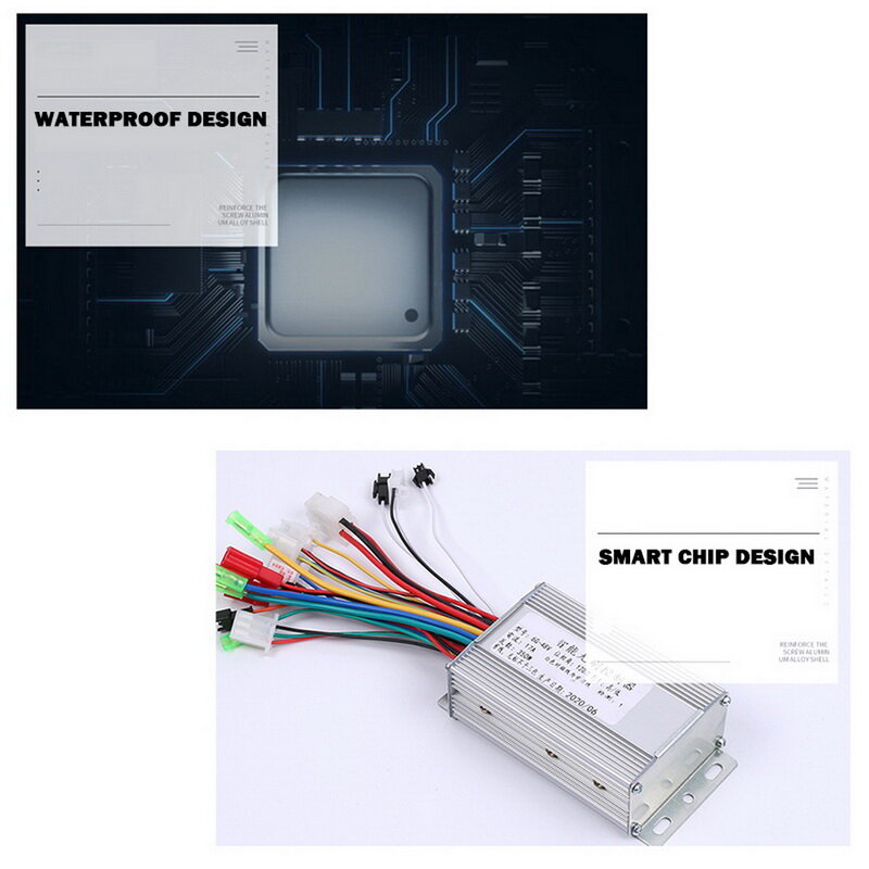DC 36V/48V 350W Brushless DC Motor Regulator Speed Controller 105x70x35mm For Electric Bicycle E-bike Scooter