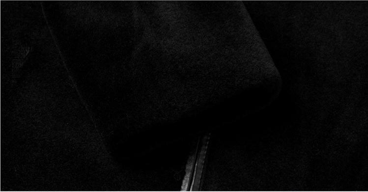 New S/6Xl Men Winter Autumn Hooded Fur Jackets Casual Faux Fox Fur Collar Black Casual Man-Made Fur Outwears Warm Clothes K1210