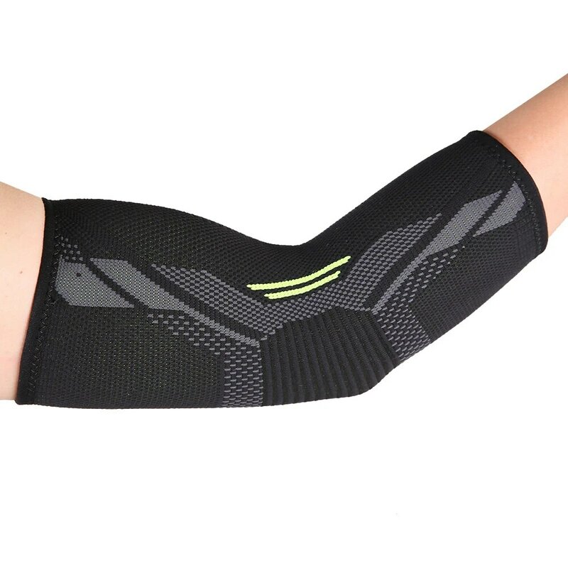 1 pçs cotovelo cinta compressão suporte cotovelo manga almofada para tendonite tênis basquete vôlei cotovelo protetor reduzir a dor