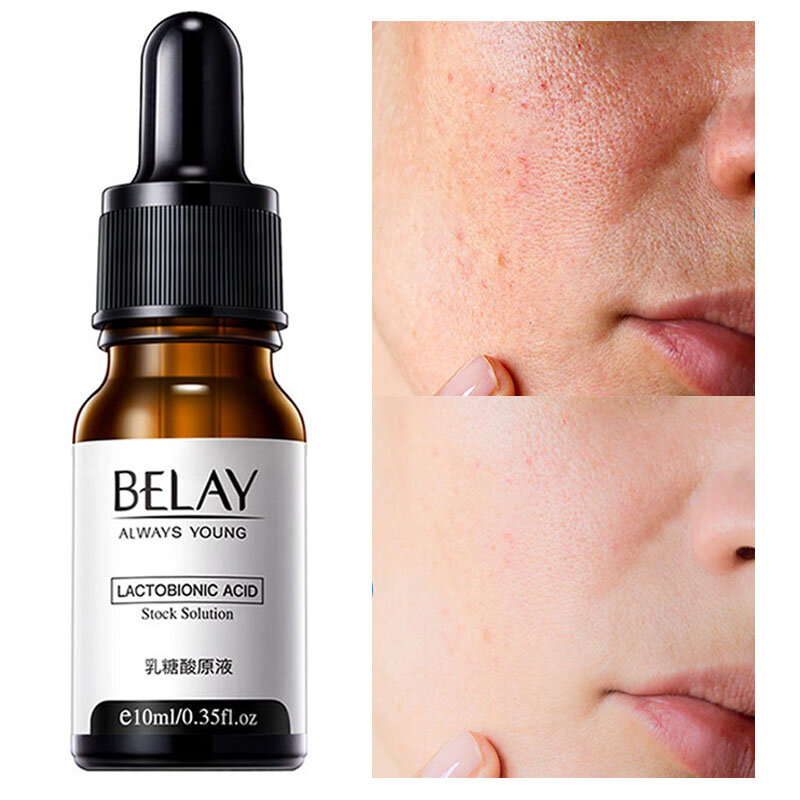 Belay soluzione di acido lattico siero viso ZeroPore istantaneo minimizza i pori perfezione controllo dell'olio sbiancamento pelle opaca anti-invecchiamento