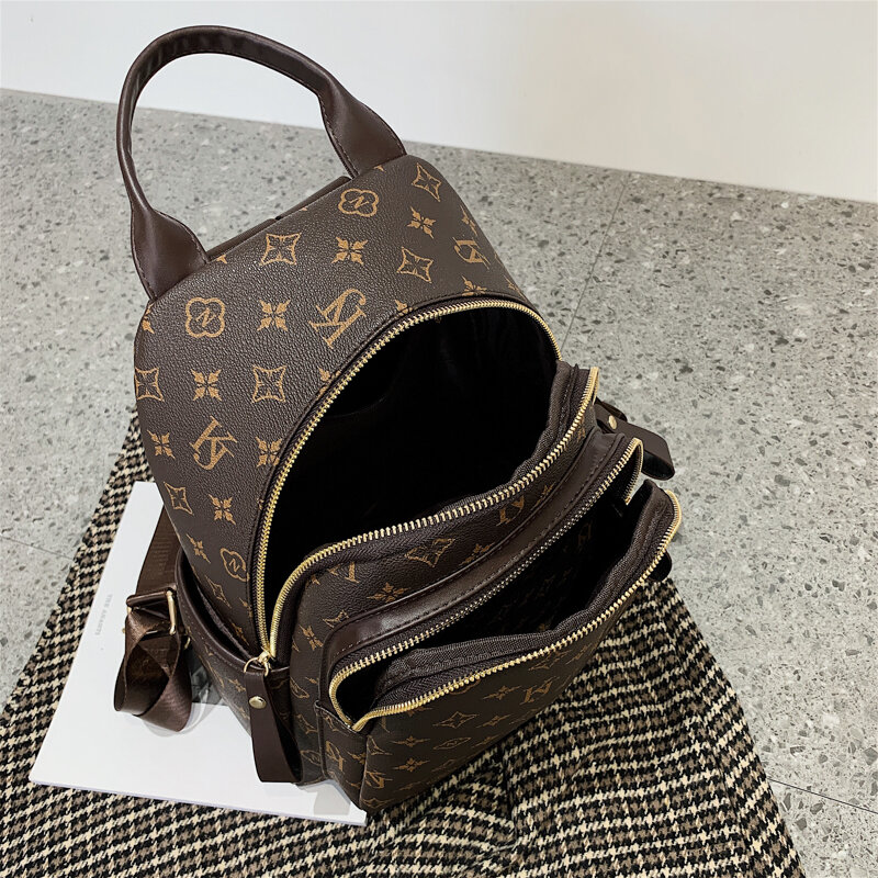 Модный женский мини-рюкзак YILIAN, новинка 2021, кожаная сумка на плечо с высокой текстурой премиум-класса, модная повседневная женская сумка