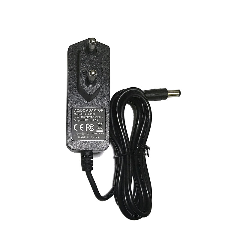 EU AU UK US Plug Type 12V 2A 1A 5.5mmx2.1mm 5V2A 3.5mmx1.35mm Power Supply AC 100-240V To DC Adapter Plug For CCTV IP Camera
