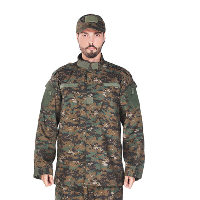 Acuマルチカム迷彩成人男性セキュリティ軍服戦術戦闘ジャケット特殊部隊トレーニング軍スーツ貨物パンツ