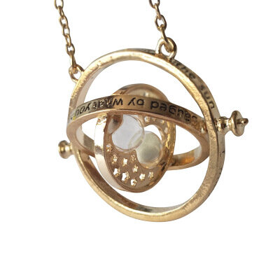 Модное ожерелье с подвеской в виде золотого Снитча, цепочка с подвеской в виде часов, цепочка на свитер, ожерелье из серии, волшебные подарки...