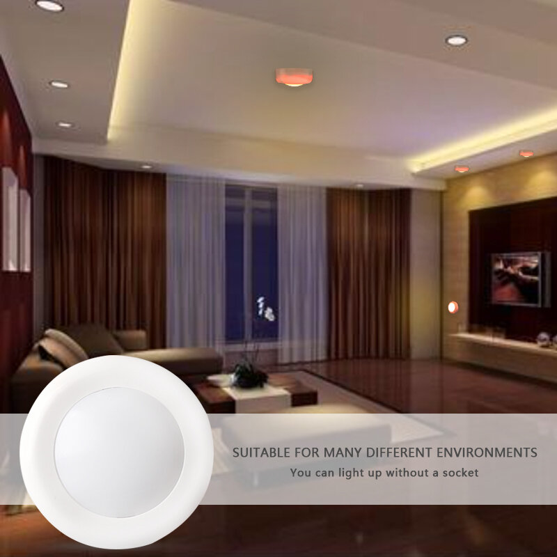 Batería Color Puck luces controlador remoto LED de luz regulable toque cocina escalera contador pasillo lámpara de noche