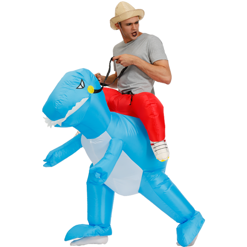 Disfraz de dinosaurio inflable para niños y adultos, traje de Anime para fiesta, Cosplay, Purim, Halloween, Carnaval, para hombre y mujer