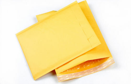 Sobres acolchados de burbujas, paquetes de envío, bolsas de papel Kraft para correo con burbujas (130x230mm), 10 unids/lote