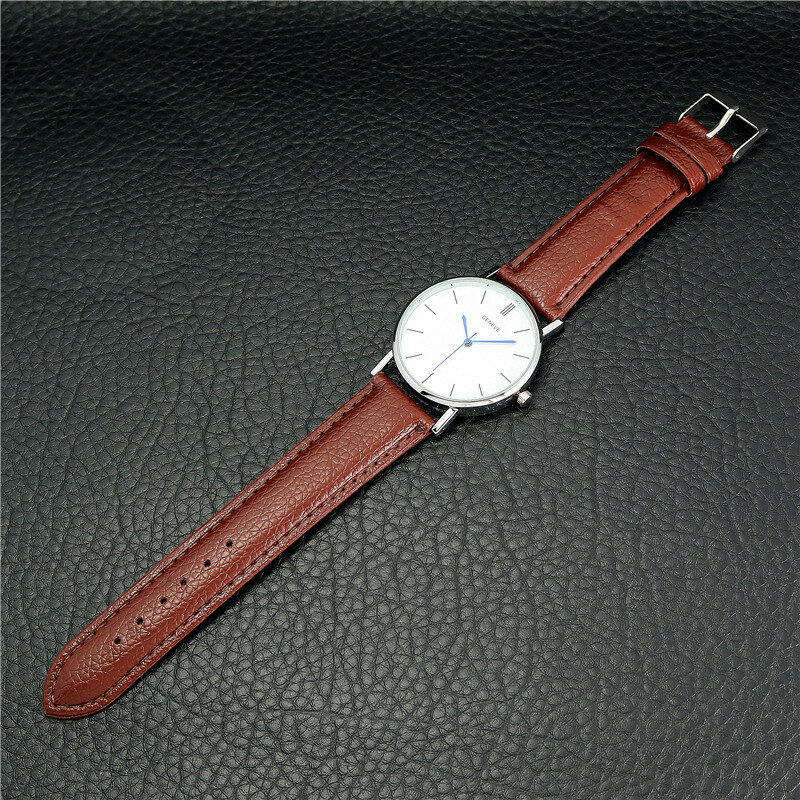 Top Luxe Merk Genève Horloges voor Mannen en Vrouwen Paar Horloge Armband Dameshorloge Valentijnsdag Gift Student Examen klok