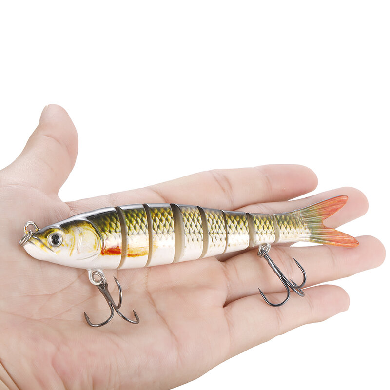 14cm 26g Sinking Wobblers 8 Segment Fishing Lures Jointed Crankbait Swimbait Pike Hard Artificial Bait For Fishing Tackle Lure