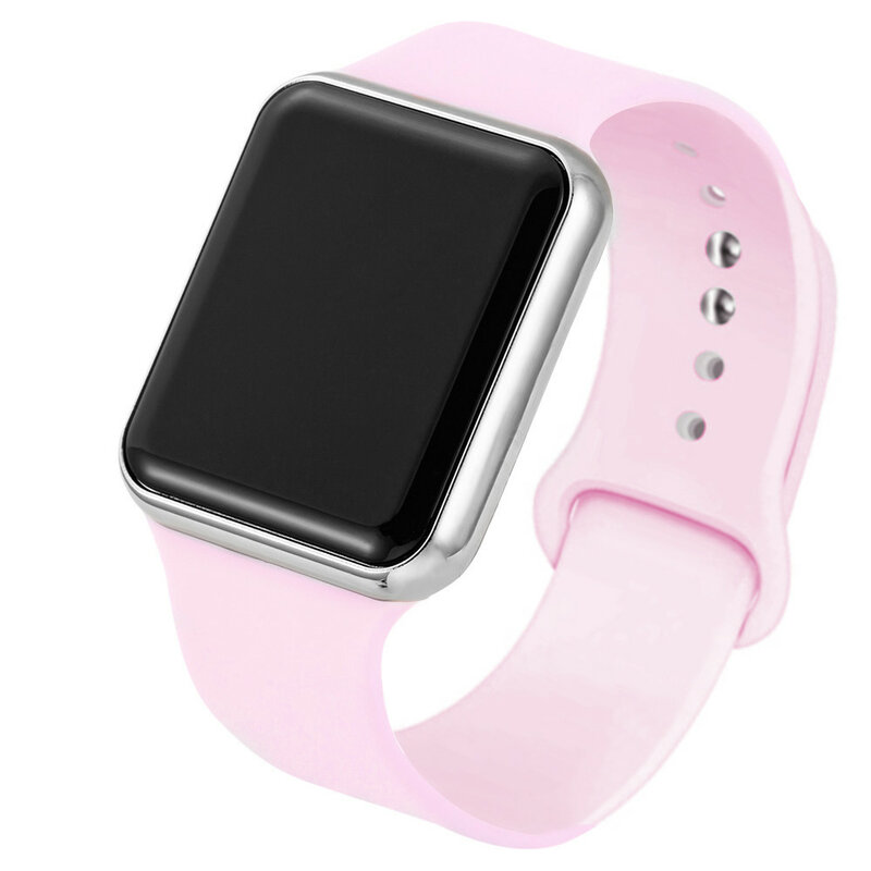 Moda Unisex silikonowy Watchband LED sportowy cyfrowy zegarek damski zegarek męski relogio feminino cyfrowy reloj
