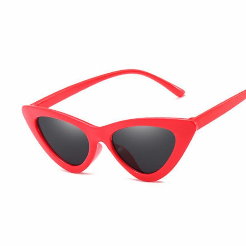 Vintage Fashion Eye Sunglasses Retro Cat Sunglasses Eyewear  Women Triangular Sun Glasses Oculos De Sol UV400