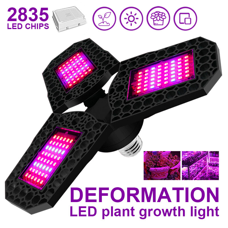 2835 lampada di crescita E27Plant LED coltiva i sistemi idroponici della serra luci di piantagione dell'interno lampada di crescita delle piante LED coltiva il pannello delle luci