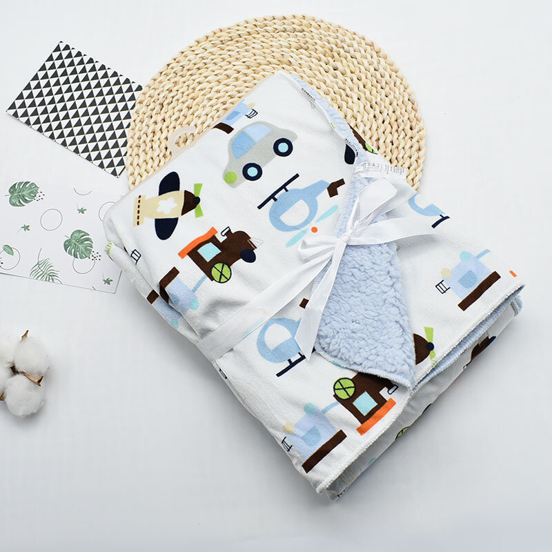 Kurze Plüsch Flauschigen Baby Decken Multi-Zweck Handtuch Ausgezeichnete Wasser Absorption Baby Bad Handtuch