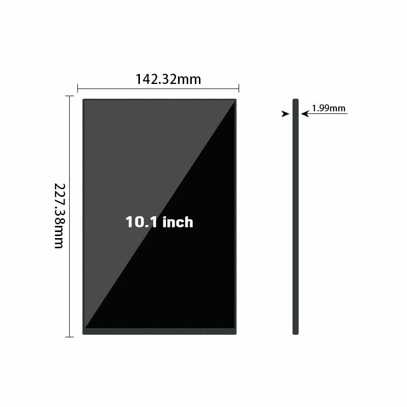Vendita diretta MIPI schermo LCD da 10.1 pollici NV101WUM-N53 Resolution1200 * 1920 Luminosità 400 di Contrasto 1000:1