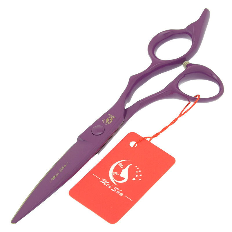 Meisha 6 polegada tesoura de corte cabelo profissional tesouras do barbeiro borda afiada folhas salgueiro cabeleireiro tesoura estilo ferramenta a0154a