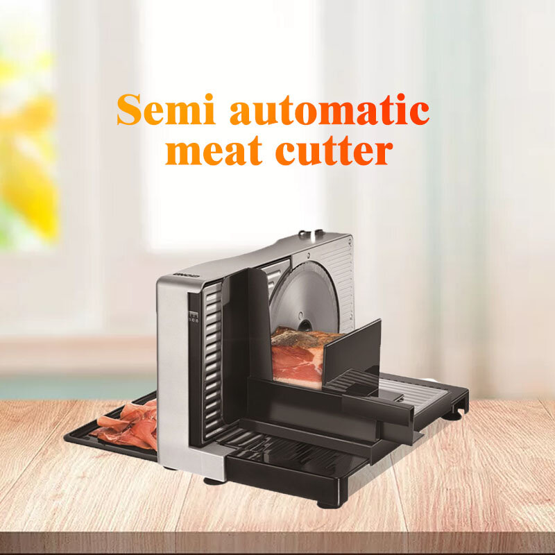 Elektrische Vlees Schaafmachine Semi-Automatische Vlees Slicer Groente-en Snijmachine Familie Mini Opvouwbare Voltage 100V ~ 120V Of 220V ~ 240V