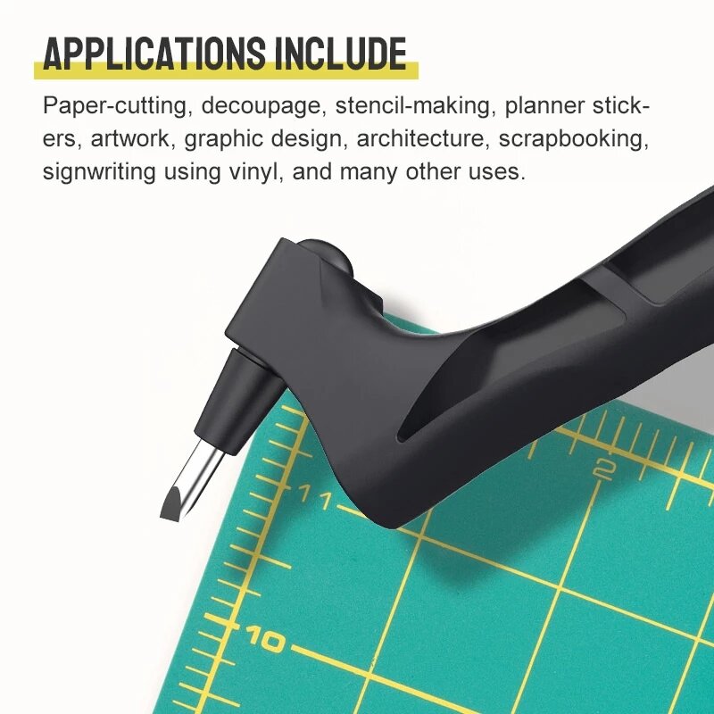 High quality Craft Cutting Tool Craft Cutter 360-degree Rotating Handhled Paper-cutting Tool Multifunction with 3 Head