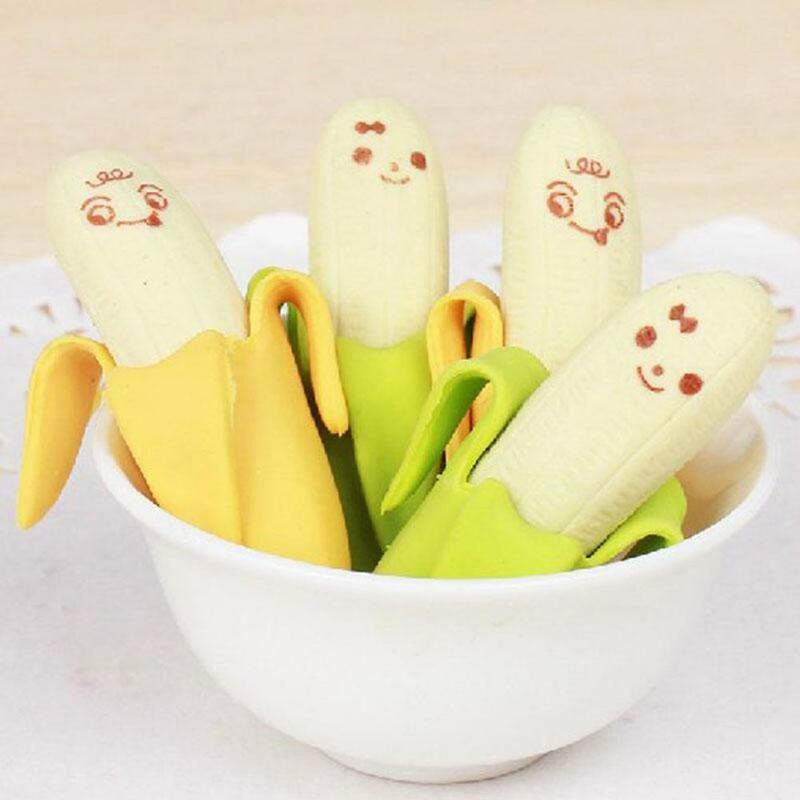 Regalo adorabile creativo dello studente dei bambini della cancelleria dell'ufficio della scuola della gomma della matita della Banana