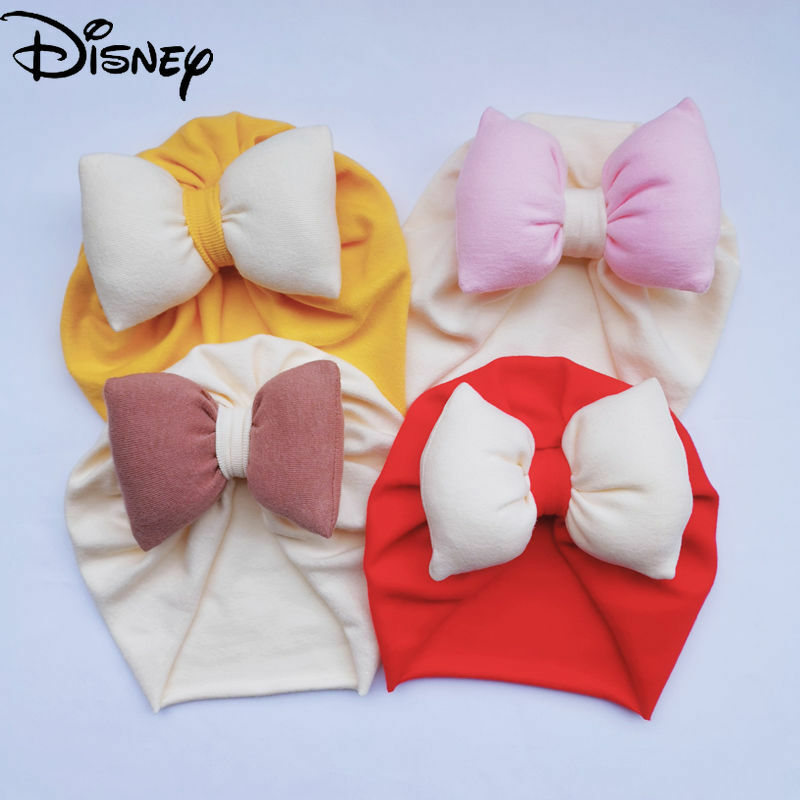Disney fashion cute cartoon zbieg księżniczka super słodki kapelusz głowy prosty noworodka bez kości bawełny opon kapelusz fontanelle kapelusz