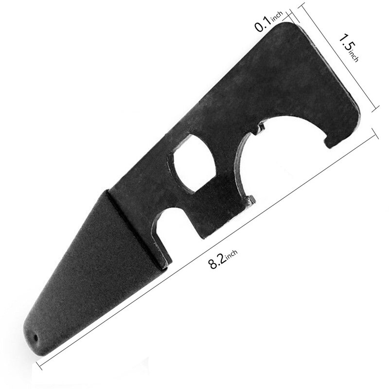 Тактический Многофункциональный ключ AR15/M4 со стальной ручкой и резиновой рукояткой, уличный сверхпрочный Многофункциональный стальной кл...
