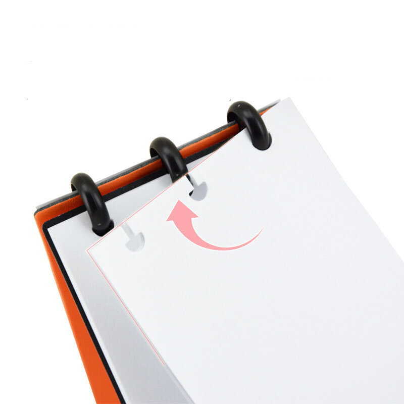 A7Mini vuoto di word notepad fungo disco con fori a fogli mobili binding libro tascabile portatile host carta a mano 50 di carta in bianco