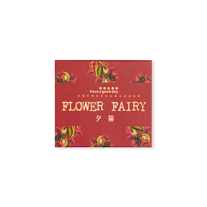 30 sztuk/pudło zapakowane w kwiatową wróżkę pamiętnik serii ozdobny pamiętnik naklejki notatnik Planner japoński dekoracyjne naklejki papiernicze
