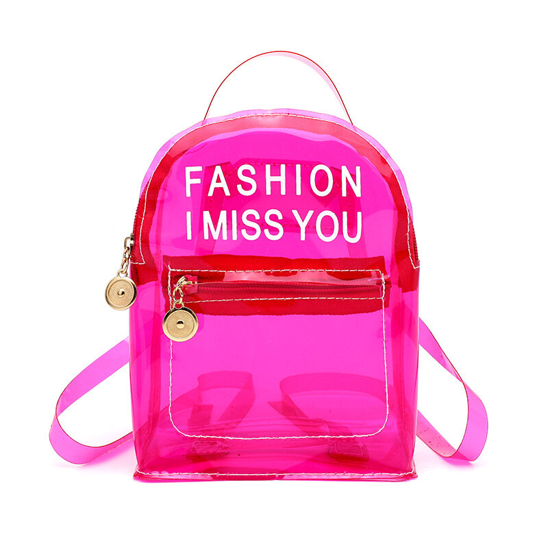 2020 Mini Backpack Women PVC Shoulder Bag For Teenage Girls Kids Fashion New Small Bagpack Female Ladies School Backpack Candy