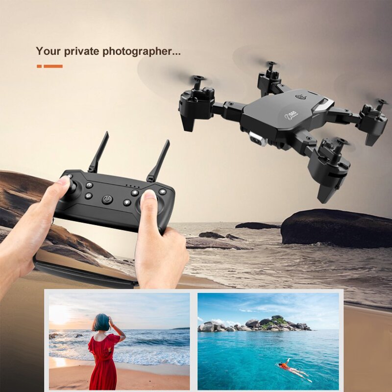 2020 Nieuwe Xt6 Vouwen Drone Dual Lens 4K High Definition Luchtfotografie Optische Stroom Vaste Hoogte Afstandsbediening Vliegtuigen speelgoed