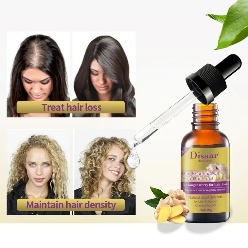 Aceite Esencial orgánico Natural para el cabello, suero para el crecimiento del cabello, anticaída, acelerando la nutrición del cuero cabelludo, tratamiento seguro y saludable, 30ML