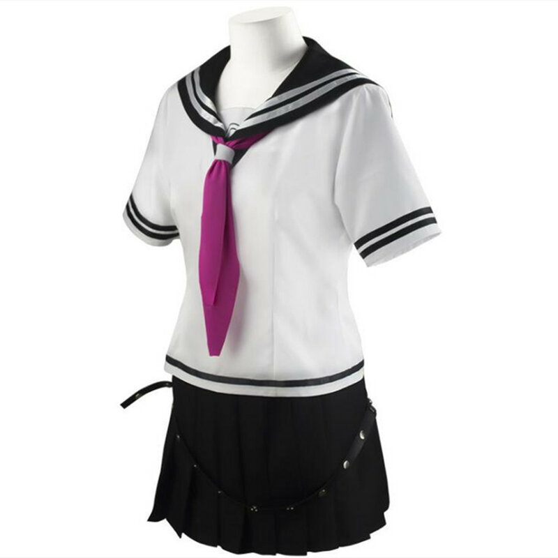Disfraz de Cosplay de Anime Danganronpa Ibuki Mioda para mujer, uniforme