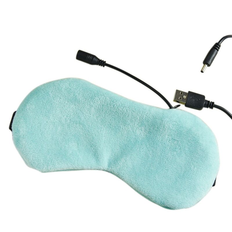 Parasol caliente para ojos hinchados y ojos secos, vaporizador con USB, que estimula la circulación de la sangre, cómodo, cegador del sueño
