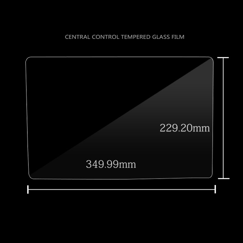 15Inch Model 3 / Y 2021 Car Screen Tempered glass Protector Film For Tesla Model 3 Accessories Navigator Touch Display HD Film