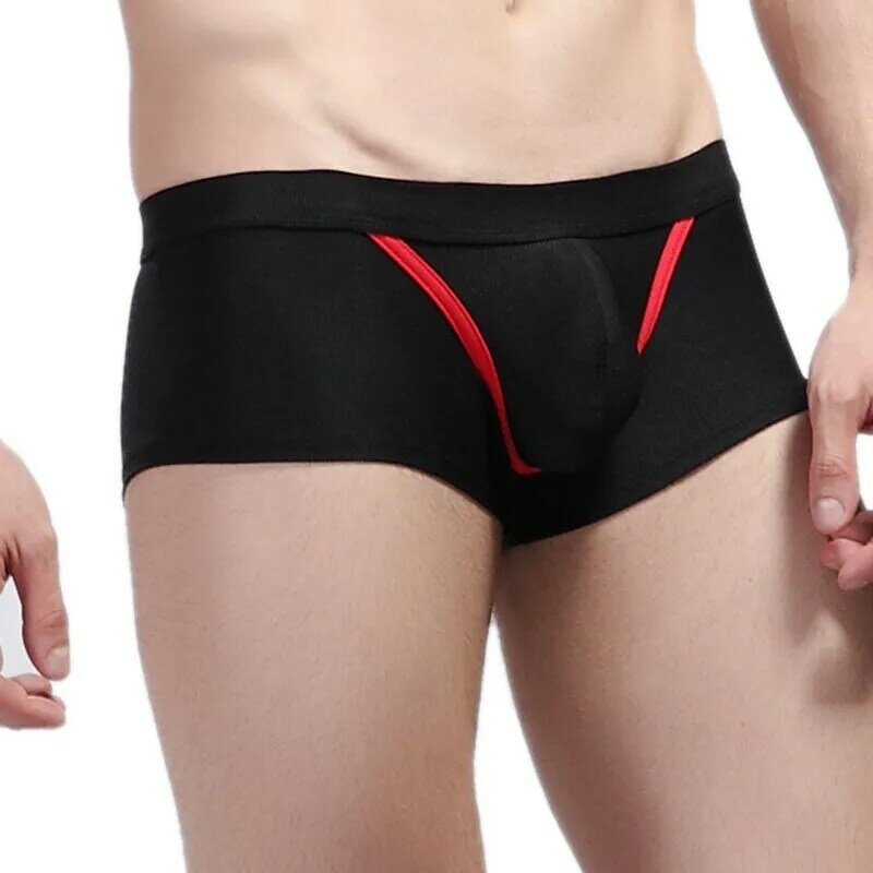 Men Homme Seamless Underwear Man Gay Male Enhancing Pouch Boxers Shorts Panties Nylon Trunks WJ Brand