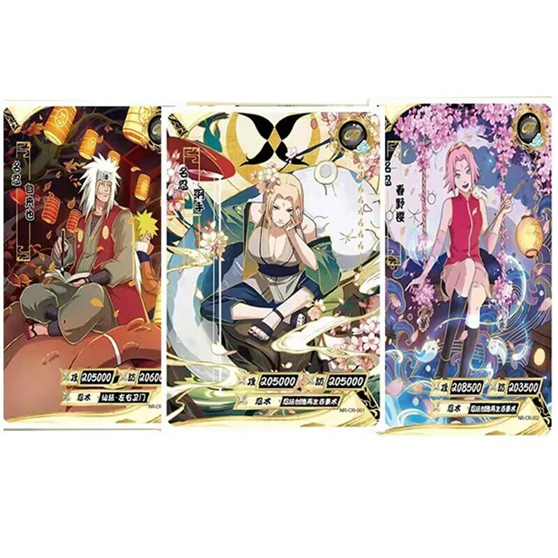 Compre Narutoes cartas cartas de papel cartas jogos crianças anime  periférico personagem coleção presente do miúdo jogando cartão brinquedo