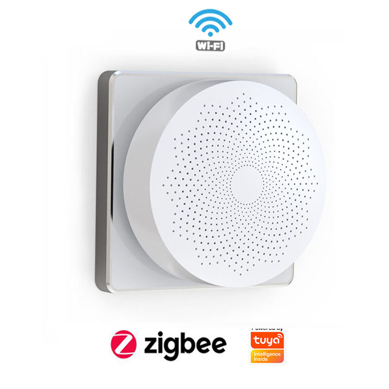 NEW Tuya Smart Multi-mode Gateway Multi-function Wifi + Zigbee3.0 Hub Wireless Protocol Compatible with Zigbee Smart Device