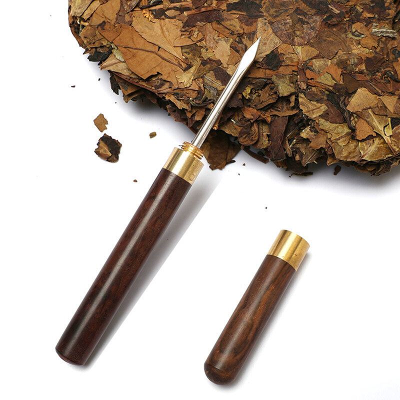 Stainless Steel Tea Pick, Chinese Sandalwood Tea Needle, Pu'er Tea Needle, Broken Tea Brick, Professional Tea Set, Kitchen Tool