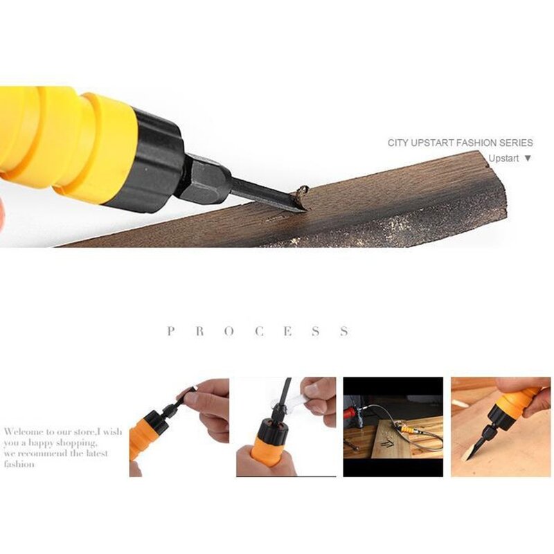 Cincel eléctrico para carpintería, herramienta de cincel de mango del eje suave, cincel de madera tallada, mesa de palabras, molienda colgante