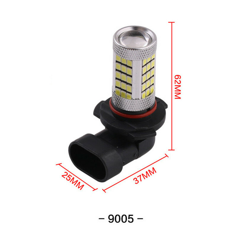 Luce per auto H4/H7/H11/9005/9006 6000K 1Pc DC 12V 63 LED durevole lunga durata alta luminosità utile nebbia per auto lampadina di guida #290518