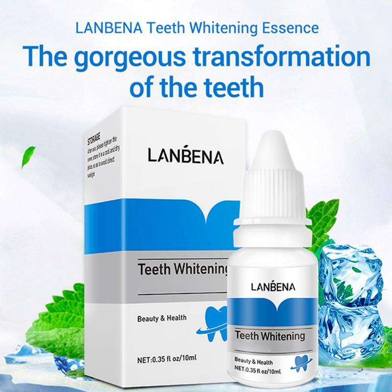 LanBeNA-suero blanqueador de dientes para higiene Oral, 2021, pasta de dientes blanqueadora, elimina las manchas de placa, herramienta de higiene bucal