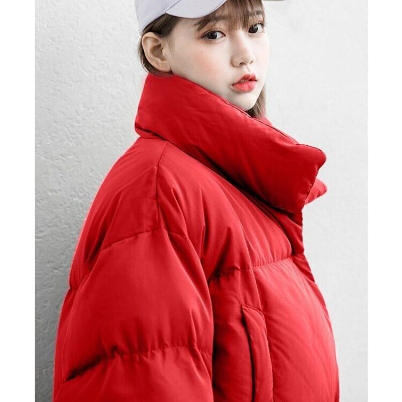 2021 inverno das mulheres para baixo jaqueta de inverno para baixo algodão jaqueta feminina novo casaco acolchoado super tamanho instagram
