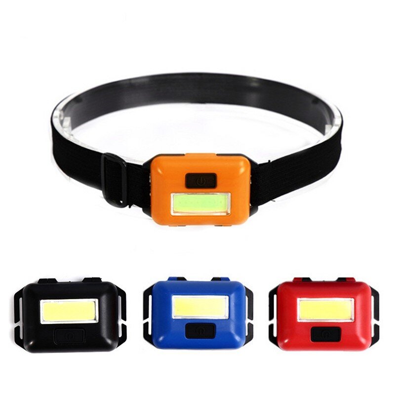 3 Modes Mini Led Koplamp Waterdichte Camping Vissen Zaklamp Outdoor Night Running Koplamp Draagbare Batterij Power Torch