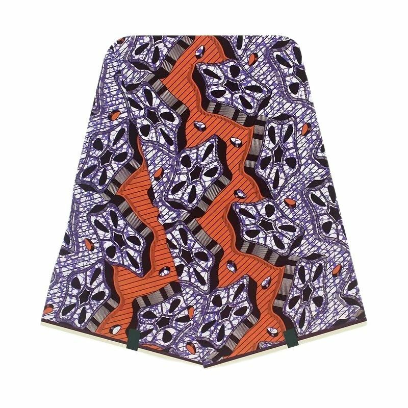 100% bawełna wysokiej jakości komfort Tissu 6 jardów afrykańska tkanina Ankara drukowanie Batik prawdziwa tkanina woskowa afrykański styl