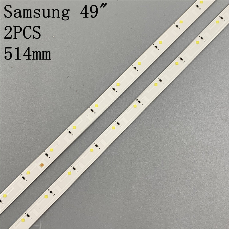 Светодиодная подсветка для Samsung накладка 49 "160628-R/L(-0,2/-0,5), алмазная подсветка Un49k5300, UE49K5100AK, задняя подсветка со слотом, 31 светодиод