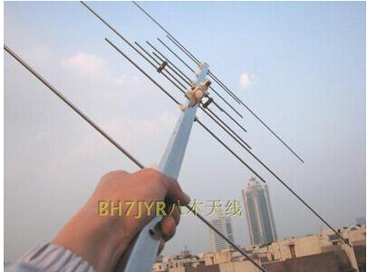 Antena yagi de doble banda, repetidor yagi de superrendimiento, Antena yagi aérea, 430/144M