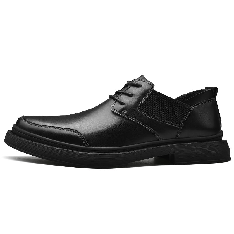 Chaussures en cuir pour hommes, décontractées, respirantes, offre spéciale