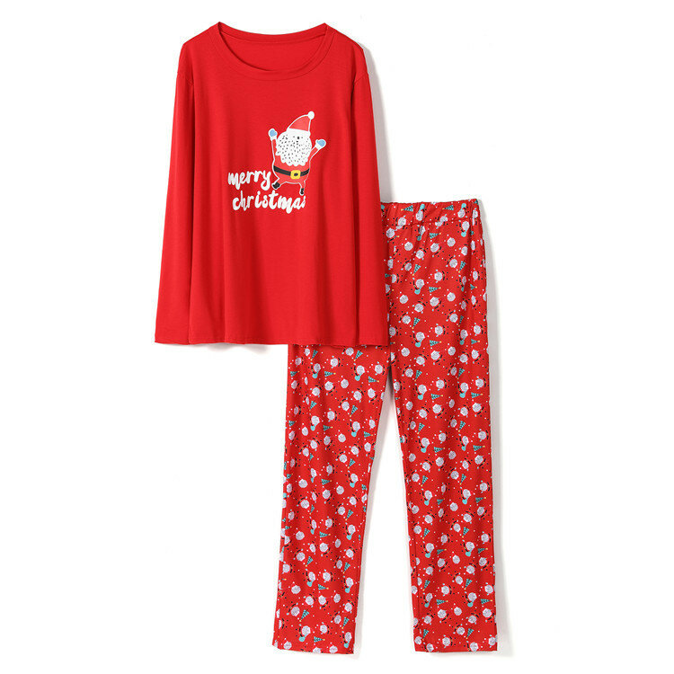 Pyjama de noël en coton pour enfants et adultes, vêtements assortis pour la famille